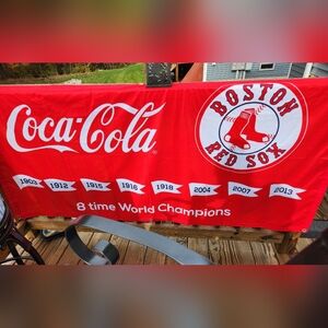 Red Sox Coca Cola World Series Flag